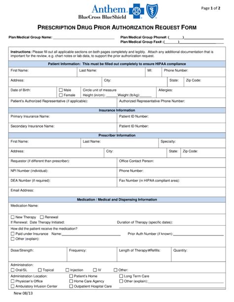 Disclaimer Some employer groups have some specific items that require. . Blue cross blue shield procedure prior authorization form